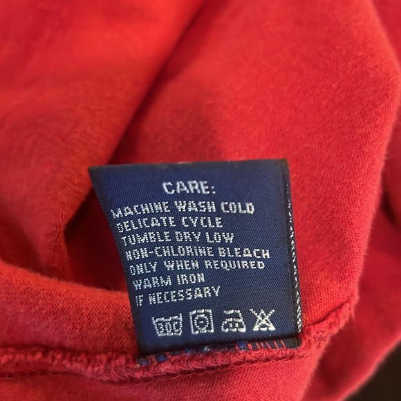 Ralph Lauren long sleeve top women’s M red - Picture 8 of 8